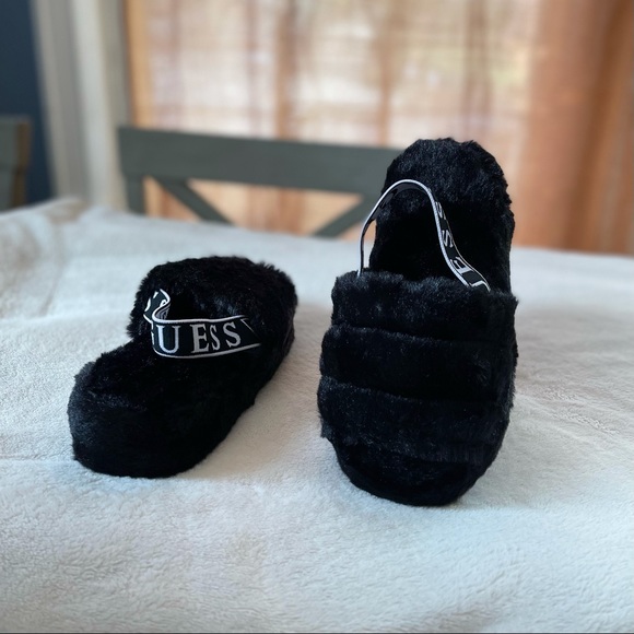 Guess | Shoes | Liddie Fauxfur Slippers Guess | Poshmark
